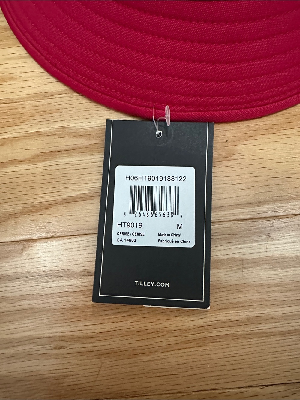 Tilley Women's Red Sun Hat - Lightweight UV Protection - Picture 2 of 4